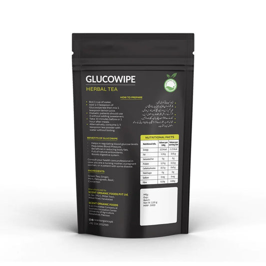 Glucowipe Anti-Diabetic and Anti-Hypertensive Herbal Tea