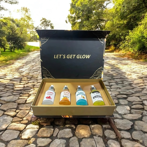 Complete Skin Transformation Kit -4 Serums for Brightening & Hydration